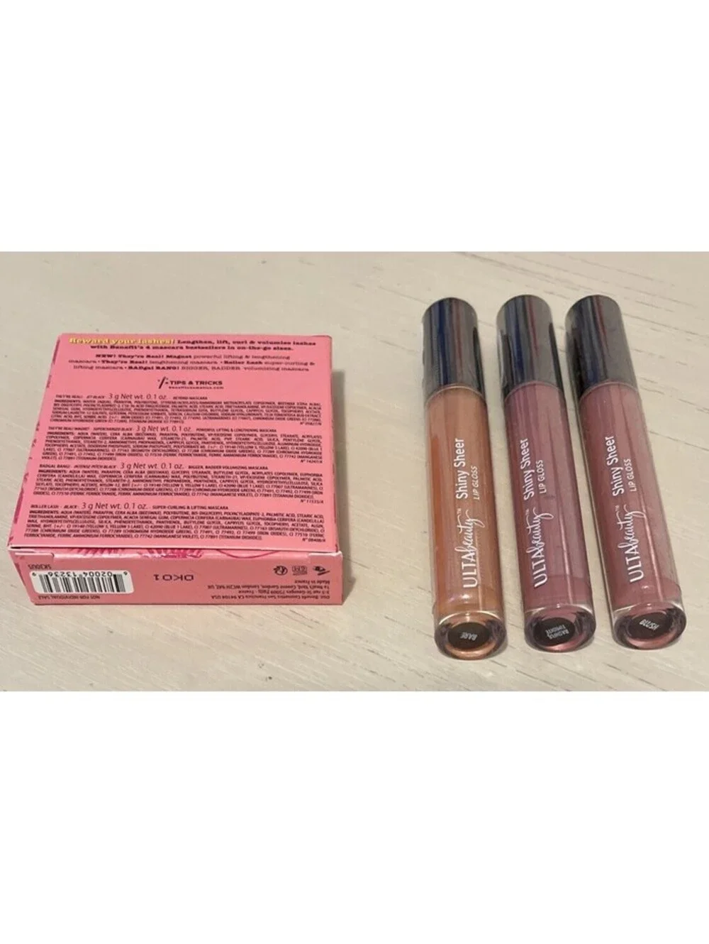 Benefit Womens Mascara Prize Pack 4 Mascaras and 3 Full Size Ulta Glosses!! A827